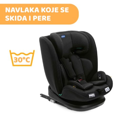 Chicco A-S Mokita I-Size (76-150), Black slika 2