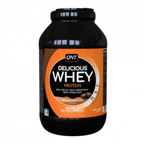 QNT Delicious Whey Protein, Čokolada, 908g
