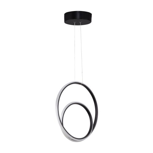 Geminorus Black-White Light Black Chandelier slika 5