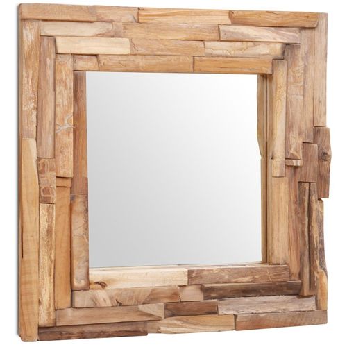 Ukrasno Ogledalo od Tikovine 60x60 cm Kvadratno slika 23