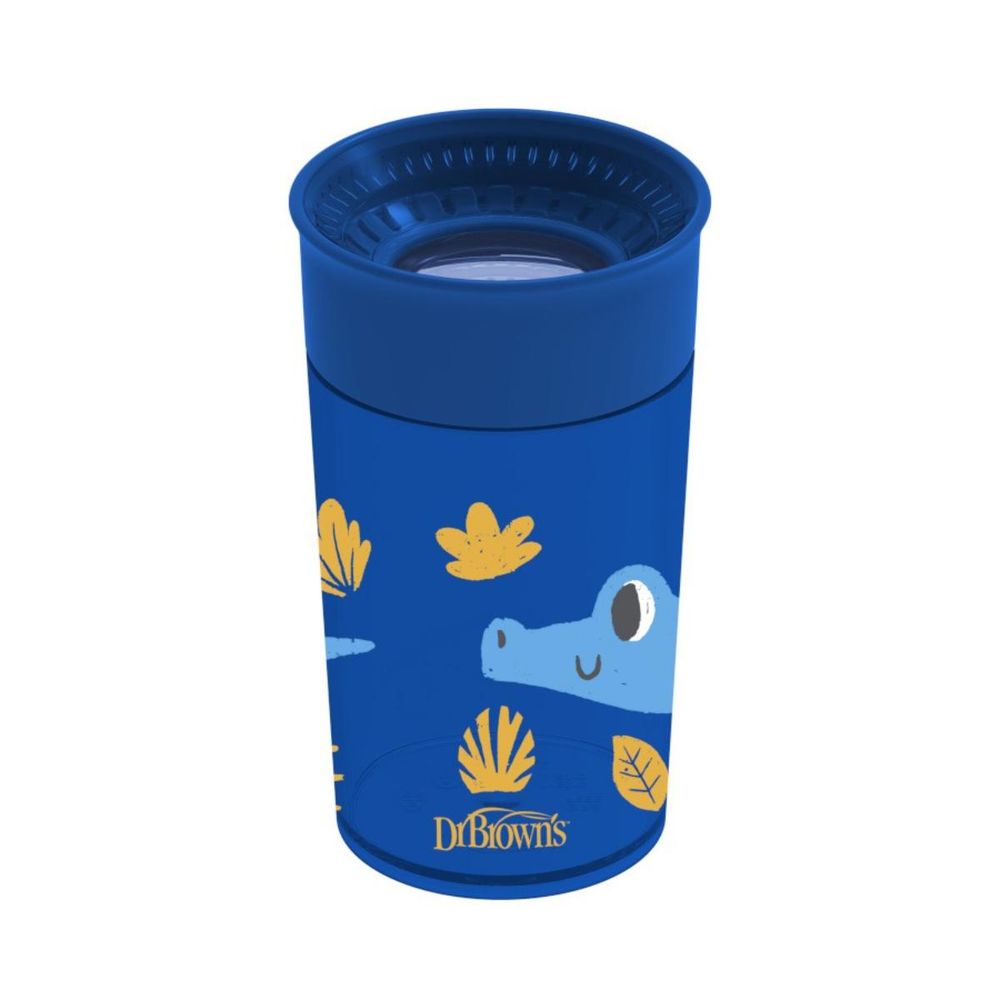 Dr Brown's Čaša za bebe 360° No Spill 300ml Tc01094, Plava slika 2
