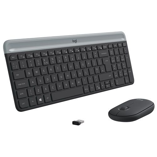 Tast+Mis USB Wireless Logitech MK470 Slim Wireless Combo Graphite YU slika 1