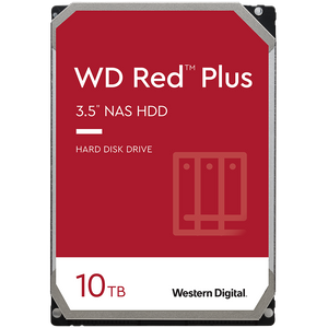 HDD NAS WD Red Plus (3.5'', 10TB, 256MB, 7200 RPM, SATA 6 Gb/s)