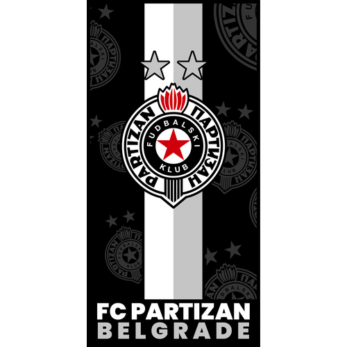 STEFAN peškir za plažu Partizan - dve linije slika 1