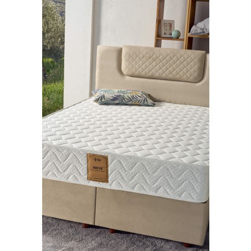 Woody Fashion Madrac, Bijela boja, Serra 120x200 cm Single Size Ultra Firm Mattress slika 1