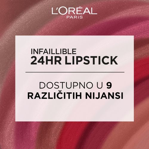 L'Oreal Paris Infaillible 24H tečni ruž za usne 801 Toujours Toffee slika 6