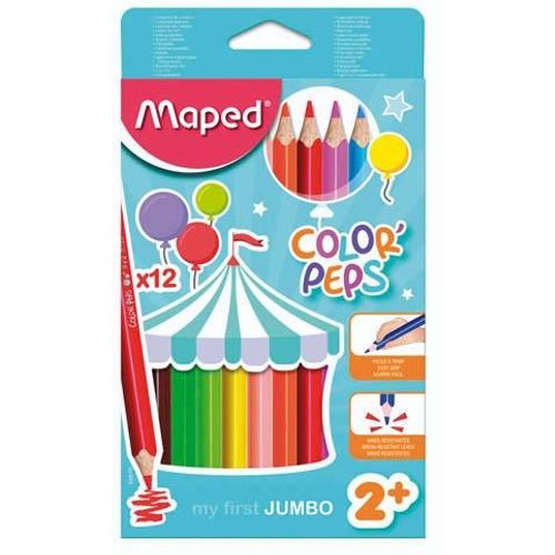 Bojice drvene Maped Color'Peps Maxi trobridne 12/1 MAP834010 slika 2