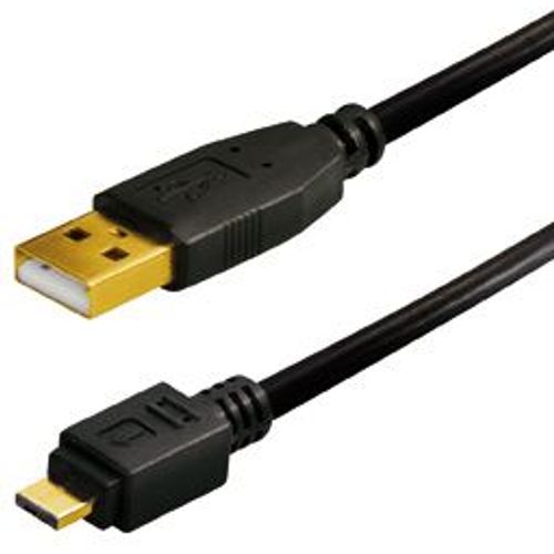 Transmedia USB typeA plug-Micro USB typeA Gold Plated Plug slika 1