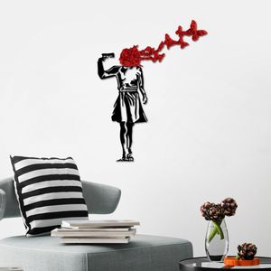 Wallity Metalna zidna dekoracija, Banksy - 9-1