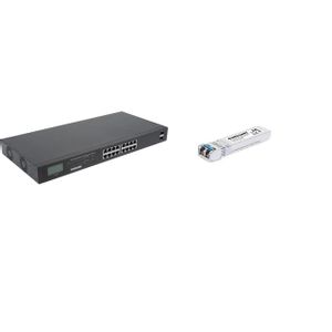 Intellinet Switch 16-Port 2SFP PoE 370W + 508742