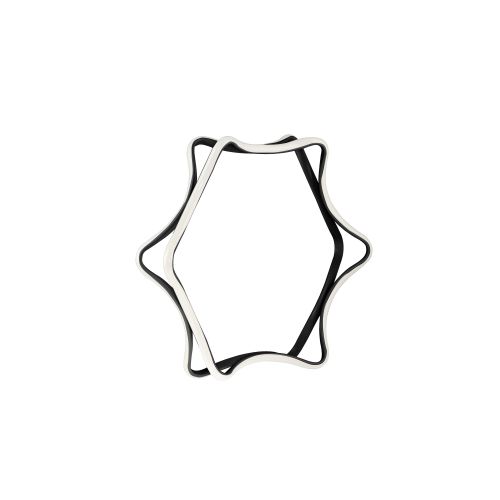 Jades Black - White Light Black Chandelier slika 5