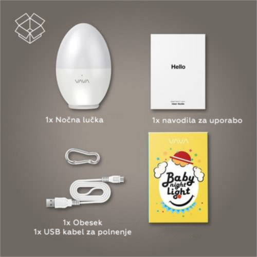 VAVA noćna LED svjetiljka HP008 slika 3