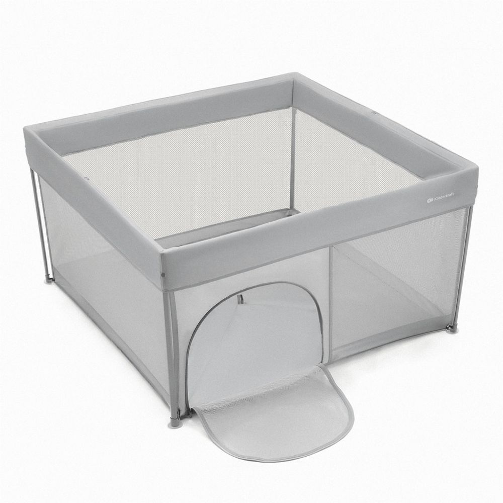 Kinderkraft Vrtić za bebe Ziki 126x126cm, Grey slika 3
