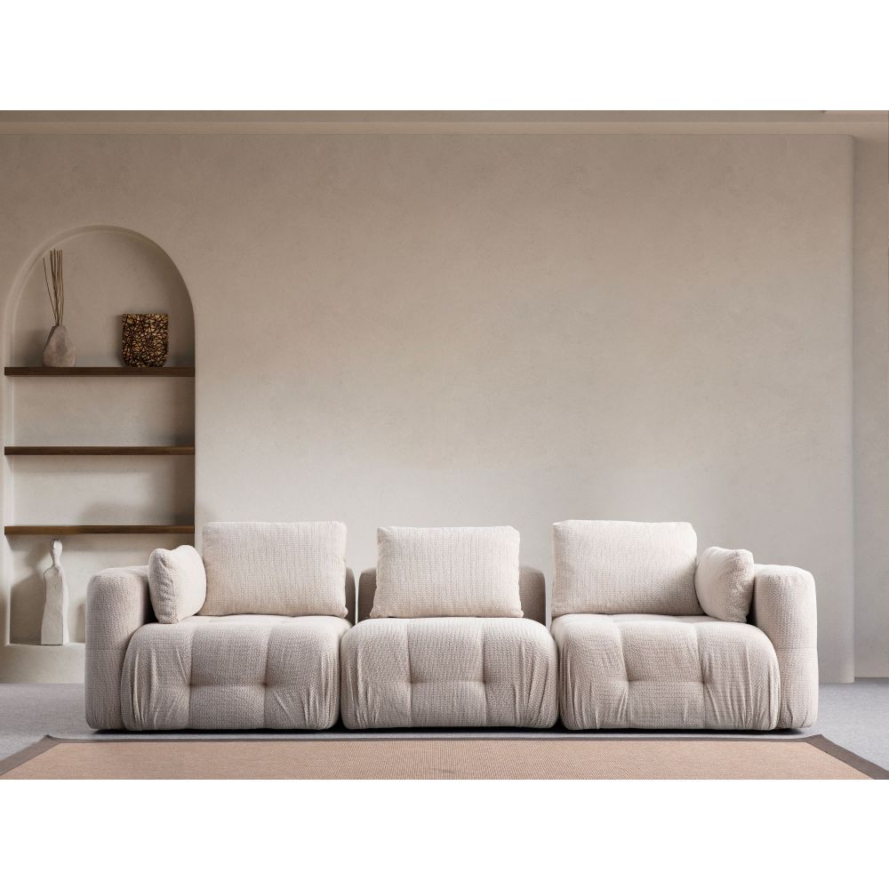 Amaris 3-sjedalna sofa - Bež slika 1