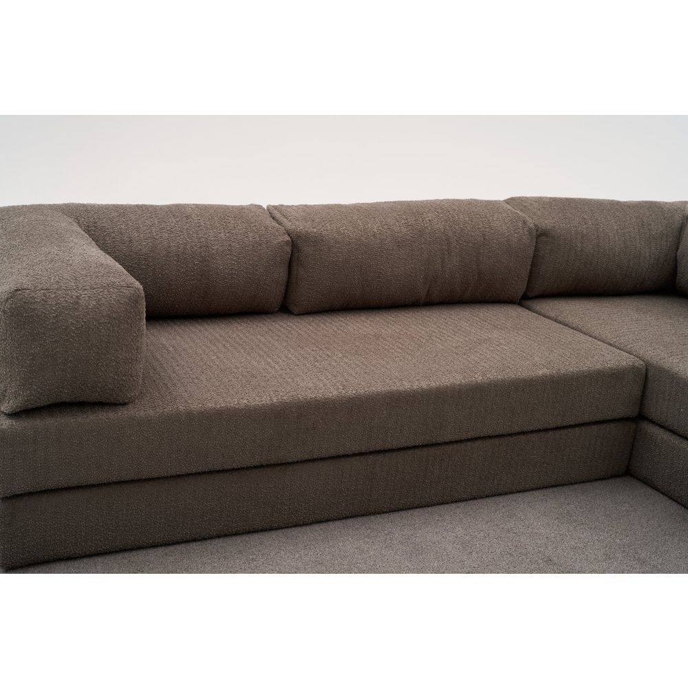 Udobna - Siva Ugaona Sofa slika 8