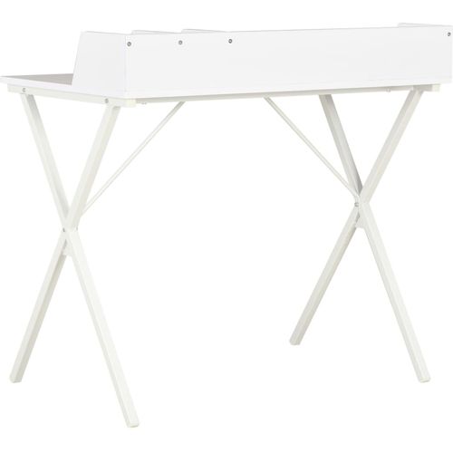 Radni stol bijeli 80 x 50 x 84 cm slika 12