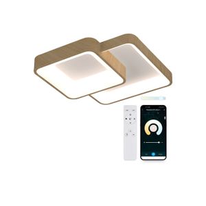 KSIX, Phenomena SmartLED stropna svjetiljka, CCT, 45 cm, 5.850 lm, 45 W, Tuya