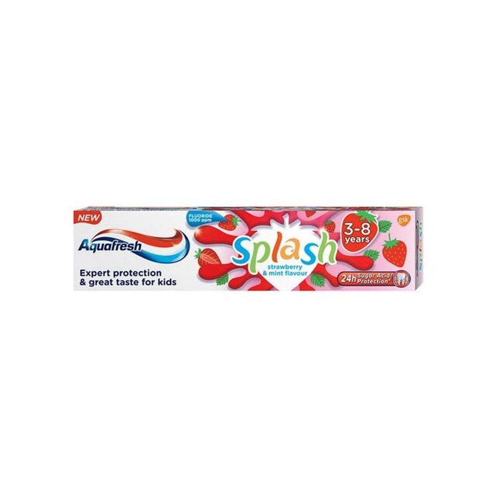 Aquafresh Pasta za zube Splash 3-8 god. 50ml slika 1