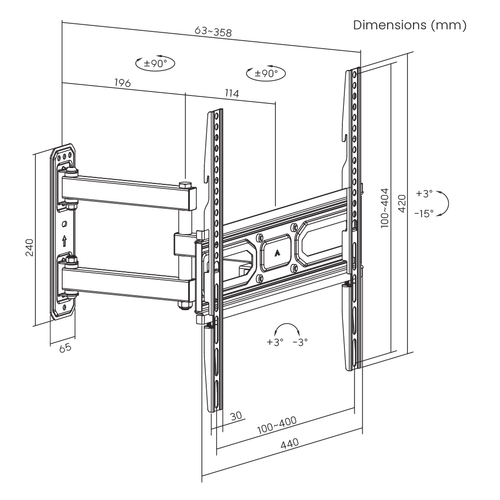 Sbox zidni stalak PLB-3644-2 slika 8