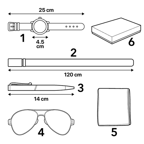 Hilcon - Set modnih dodataka slika 5