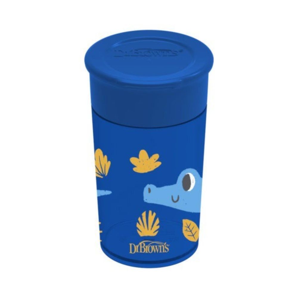 Dr Brown's Čaša za bebe 360° No Spill 300ml Tc01094, Plava slika 1