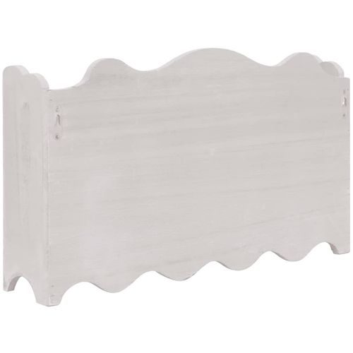 284235 Wall Mounted Coat Rack White 50x10x30 cm Wood slika 4