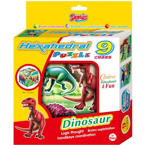 Puzzle / Slagalica od 9 kocki Dinosauri slika 1