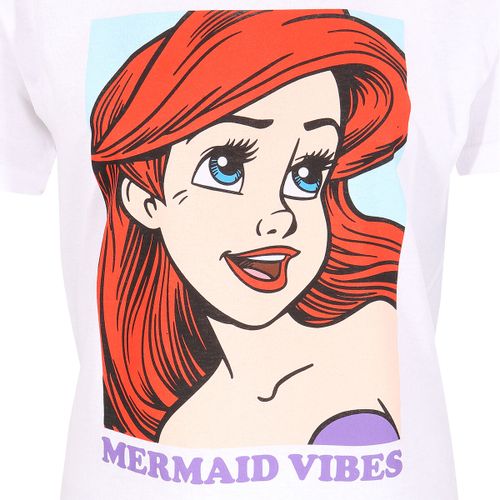 Majica Kratkih Rukava The Little Mermaid - Mermaid Vibes - Bijela - Uniseks - XL slika 2