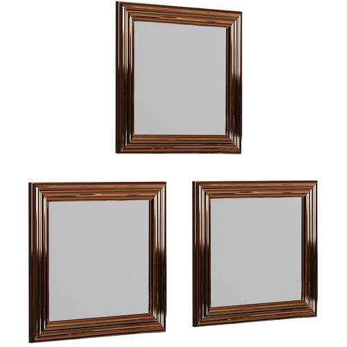 Woody Fashion Set ogledala (3 komada), bronca, Otto - Bronze slika 6