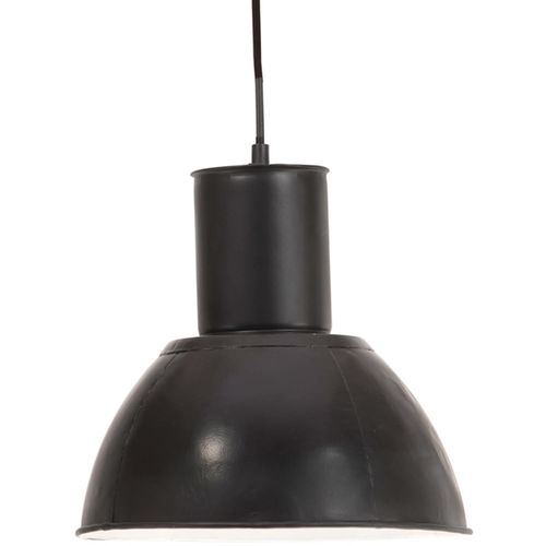 Viseća svjetiljka 25 W crna okrugla 28,5 cm E27 slika 22