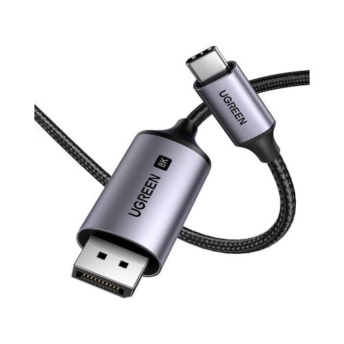 Kabel UGREEN, USB-C (M) na Displayport (M), 2m, 8K@60Hz, crni slika 1