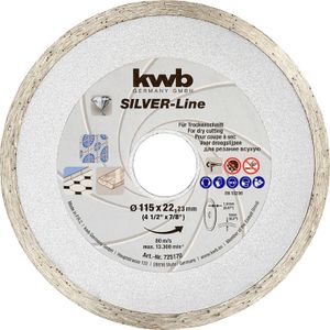 KWB dijamantna rezna ploča za keramiku 115 x 22 mm