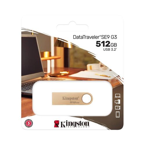 KINGSTON 512GB DataTraveler SE9 G3 USB 3.0 flash DTSE9G3/512GB champagne slika 1