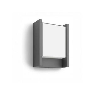 Philips arbour 4000k wall lantern anthracite 1x6