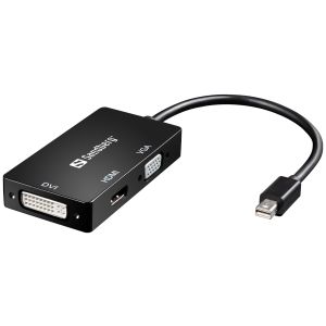 Adapter Sandberg Mini DisplayPort - HDMI/DVI/VGA 509-12