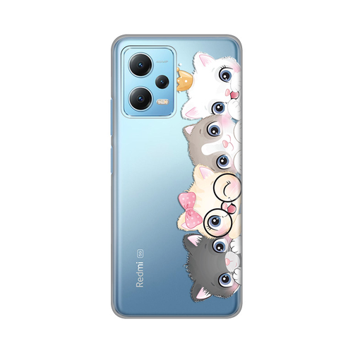 Torbica Silikonska Print Skin za Xiaomi Redmi Note 12 4G (EU) Cats slika 1