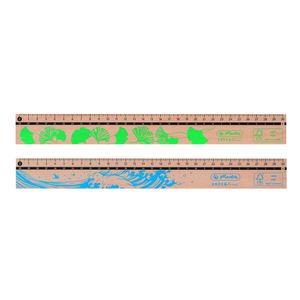 HERLITZ Ravnalo 30 cm GREENline, drveno