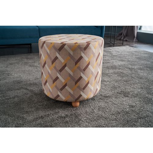 Perla Puf Silindar Multicolor Pouffe slika 4