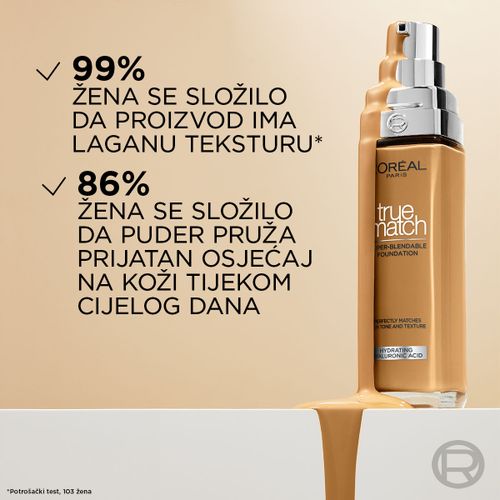 L'Oreal Paris True Match Tekući Puder 2.D/2.W Warm slika 7