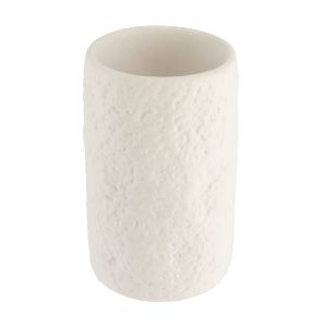 Tendance čaša za četkice stone effect 7.5x12 cm poliresin bela 61142100