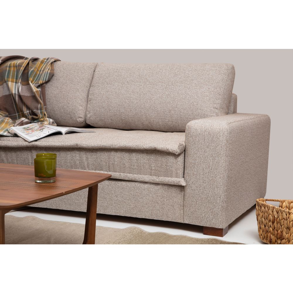 Ugaona Sofa Lena Corner (L3-CHL) - Boja Pješčane Bež slika 3