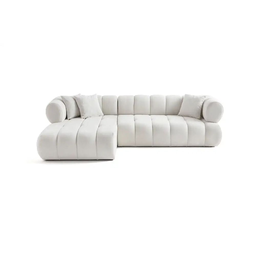 Ugaona Sofa Petra Lijeva - Bijela slika 9