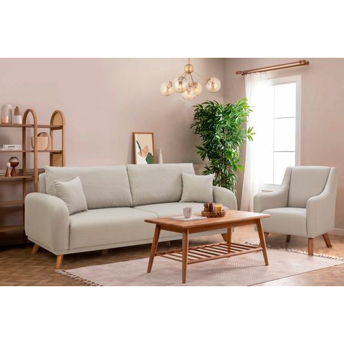 Atelier Del Sofa Garnitura s kaučem, Hera Set - Cream slika 2