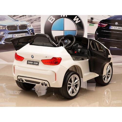 Auto na akumulator BMW X6M jednosjed JJ2199 12V - Bijeli slika 4