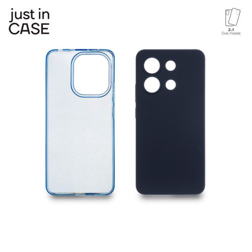 2u1 Extra case MIX PLUS paket maski za telefon Redmi Note 13 PLAVI slika 1