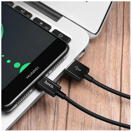 hoco. USB kabel za smartphone, USB type C na type C, 1 met., 3 A - X23 Skilled Black slika 4