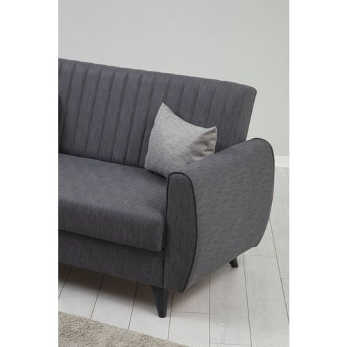 Atelier Del Sofa Alkon - Dark Grey Dark Grey 2-Seat Sofa-Bed slika 3