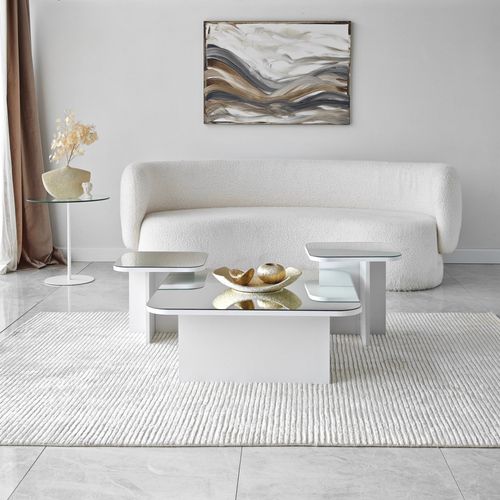 Jazz - White White Coffee Table Set slika 2