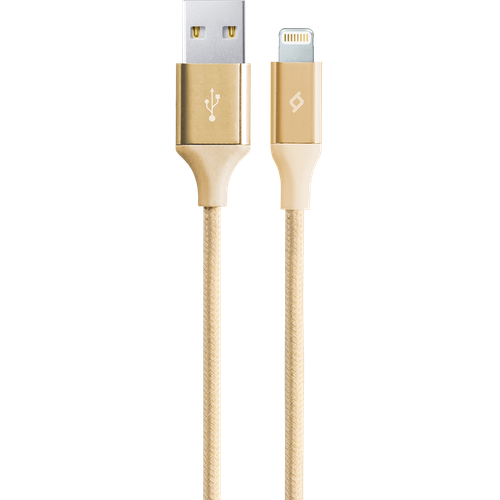 Ttec Kabel - Lightning to USB (1,20m) - Gold - Alumi Cable slika 1