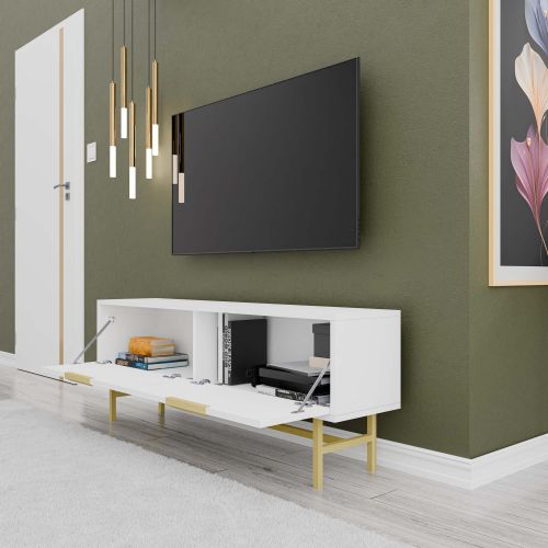 Nero 4032 White TV Stand slika 5